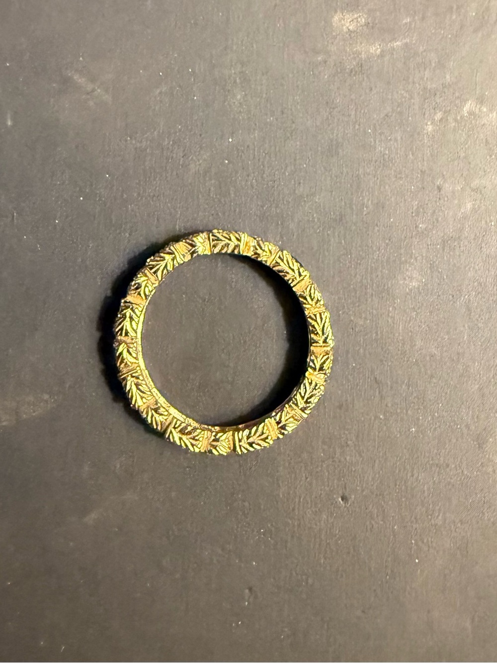 Sapphire and Diamond Style Sterling Band - Blue Stones - Picture 2 of 5